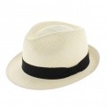 chapeau homme Trilby panama