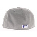 Casquette grise NY zag stitch neygan