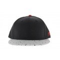 Snap cap Cayler & SONS Windy City noir - rouge - blanc