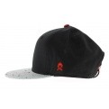 Snap cap Cayler & SONS Windy City noir - rouge - blanc