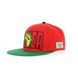 Casquette Snapback C&S - Power rouge