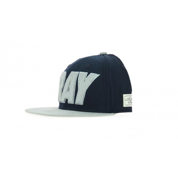 Snap cap Cayler & SONS Windy City noir - rouge - blanc