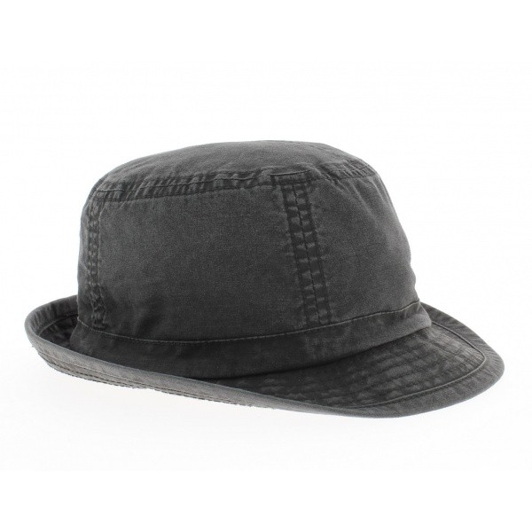 Chapeau Tissu Stetson Gander noir