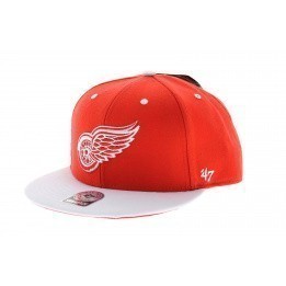 Detroit Red Wings Red &amp; White Cap