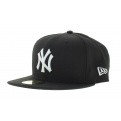 Casquette New York Yankees Black on White 59FIFTY