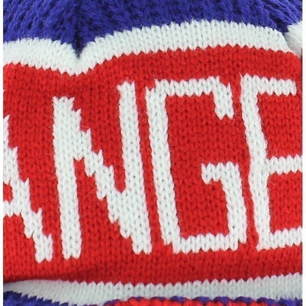 New York Rangers Long Pompom Cap