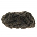 Beret tricot marron