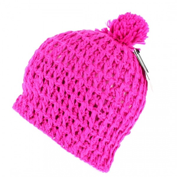 Bonnet The Waffle Neon Pink Coal