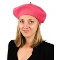 Beret Francais - béret rose