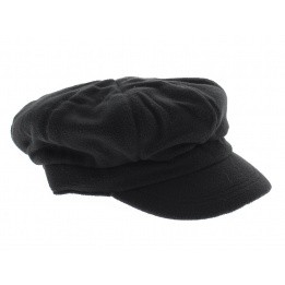 Casquette gavroche polaire noire