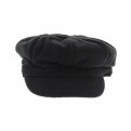 Casquette gavroche polaire noire