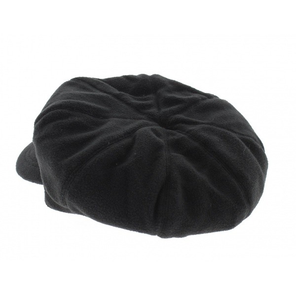 Casquette gavroche polaire noire