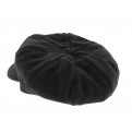 Casquette gavroche polaire noire