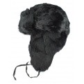 Chapka - Ushanka lapin noir