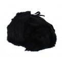 Chapka - Ushanka lapin noir