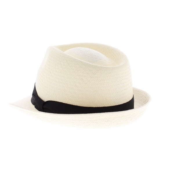 Chapeau Trilby Panama Naturel - Traclet