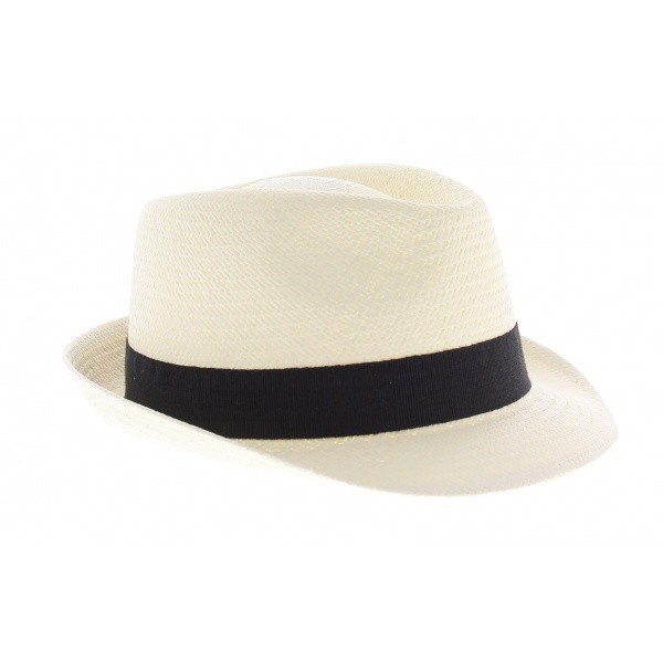 Chapeau Trilby Panama Naturel - Traclet