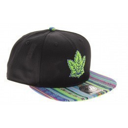 Snapback Toronto Maple Leafs Noir Motif Ethnique - 47