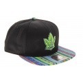 Snapback Toronto Maple Leafs Noir Motif Ethnique - 47