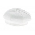 Gavroche cap - White linen