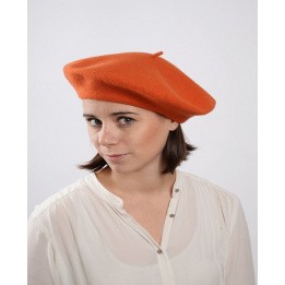 Béret Français - béret Orange 