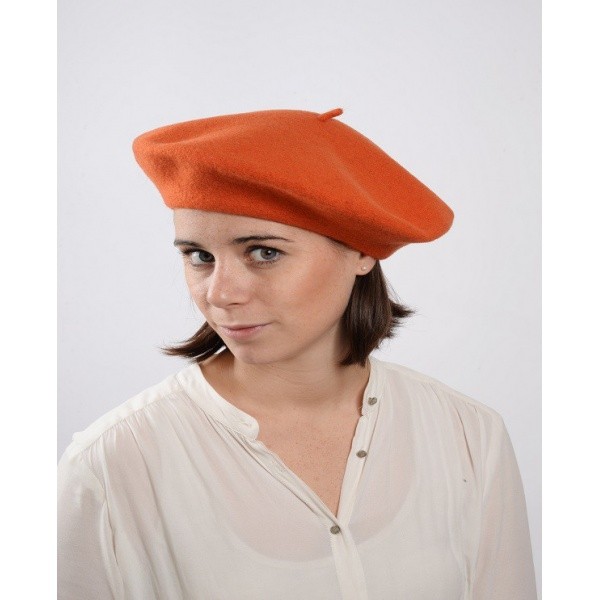 French beret - Orange beret 