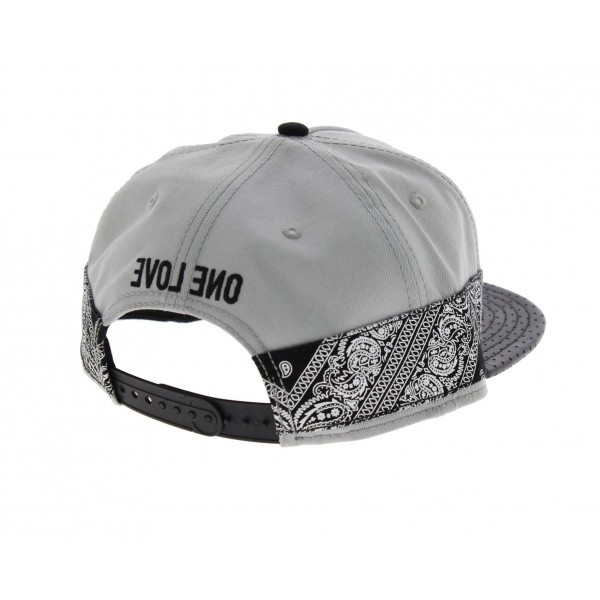 Casquette Snapback C&S - One Love grise