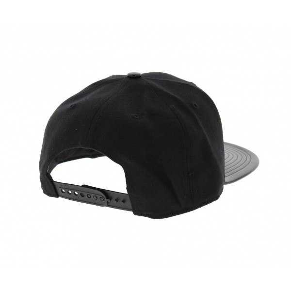 Casquette NY noire simili cuir - 47 Brand