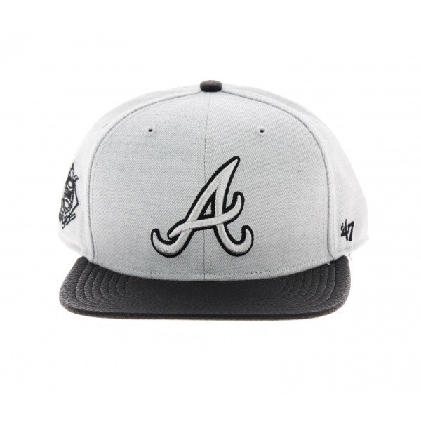 Casquette Atlanta Braves grise - 47 Brand