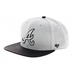 Casquette Atlanta Braves grise - 47 Brand