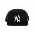 Casquette NY visière simili cuir - 47 Brand