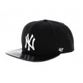 Casquette NY visière simili cuir - 47 Brand