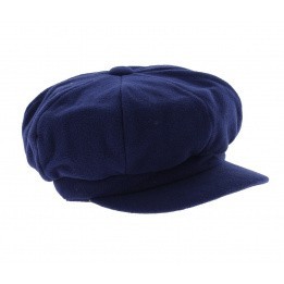 Navy blue polar gavroche cap