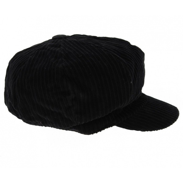 Casquette gavroche velours Noir - Traclet