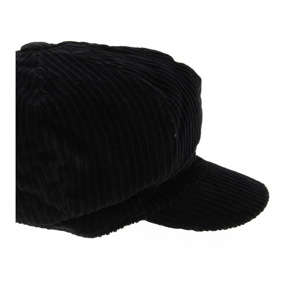 Casquette gavroche velours Noir - Traclet