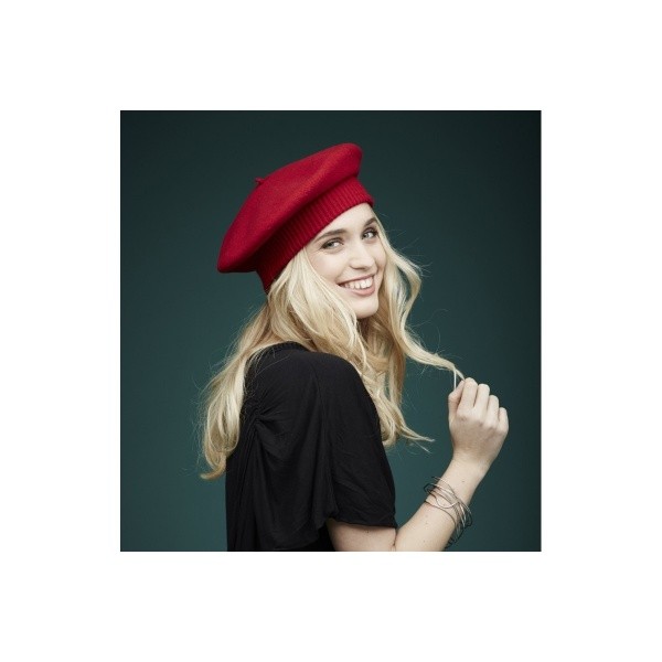 Beret Parisienne Red- Laulhère