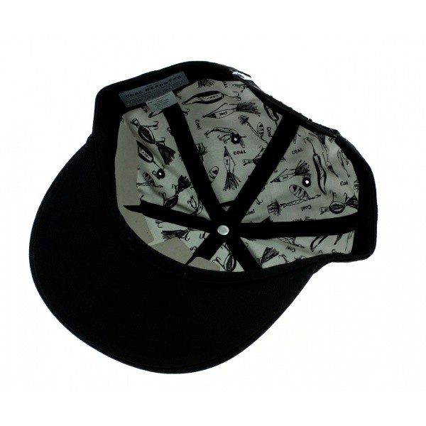 Flat visor cap The Wilderness Noir - Coal