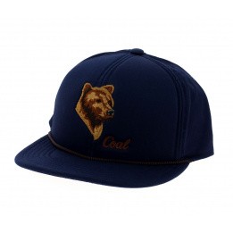 Flat visor cap The Wilderness Bleu - Coal