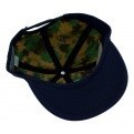 Flat visor cap The Wilderness Bleu - Coal