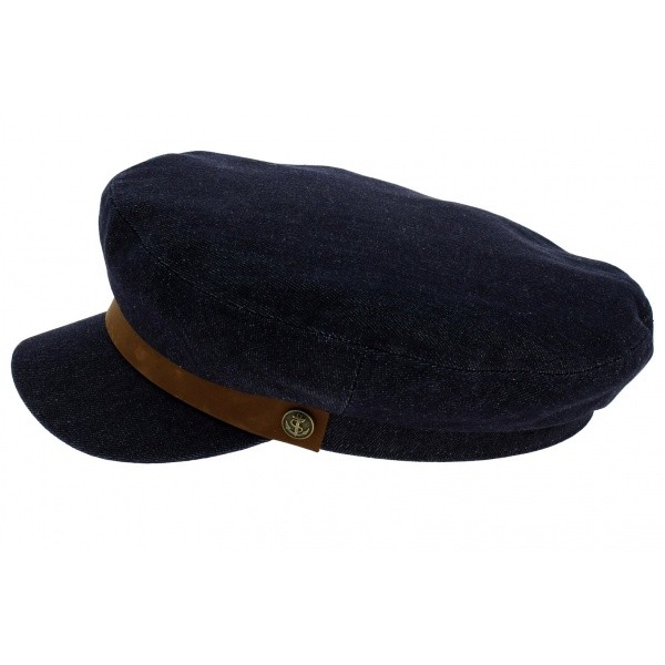 Casquette marin Fiddler Denim Bleu Brixton