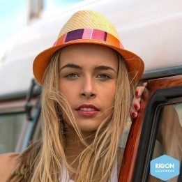 Chapeau Trilby Bicolore Jelly Bean