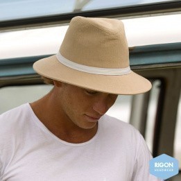 Chapeau Traveller Wide Brim Lin Beige