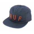 Blue Cotton Strapback Shortstop Cap - HUF