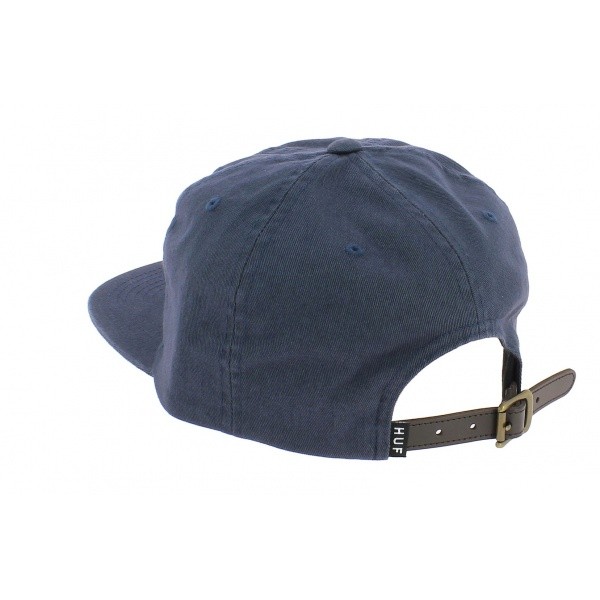 Blue Cotton Strapback Shortstop Cap - HUF