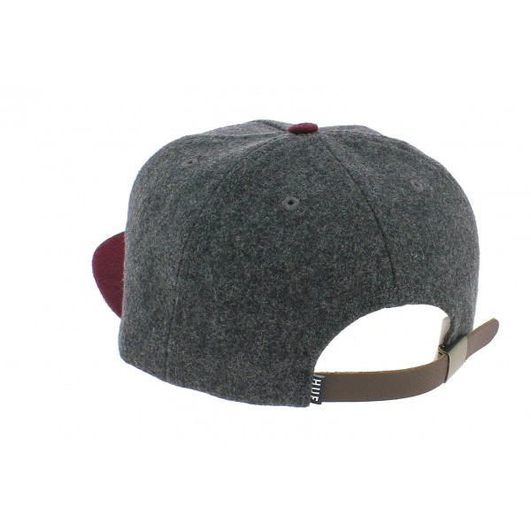 Casquette Strapback Wool Classic Laine Bicolore - HUF