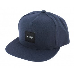 Snapback Box Navy Navy Blue Cap - Huf