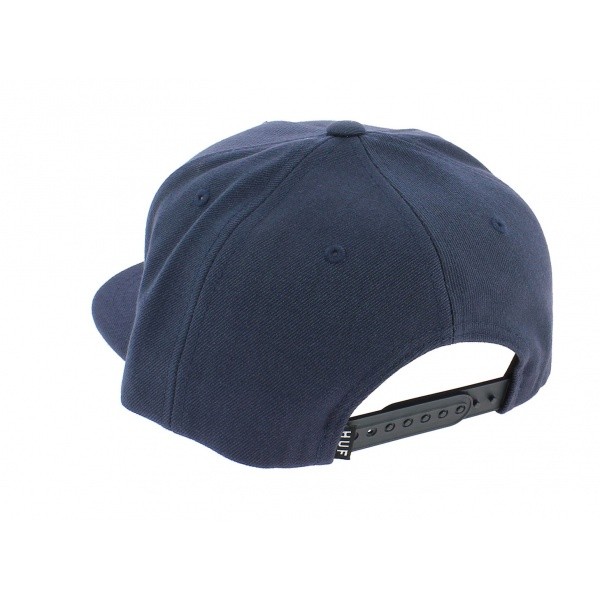 Casquette Snapback Box Navy Bleu-Marine - Huf