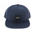 Casquette Snapback Box Navy Bleu-Marine - Huf