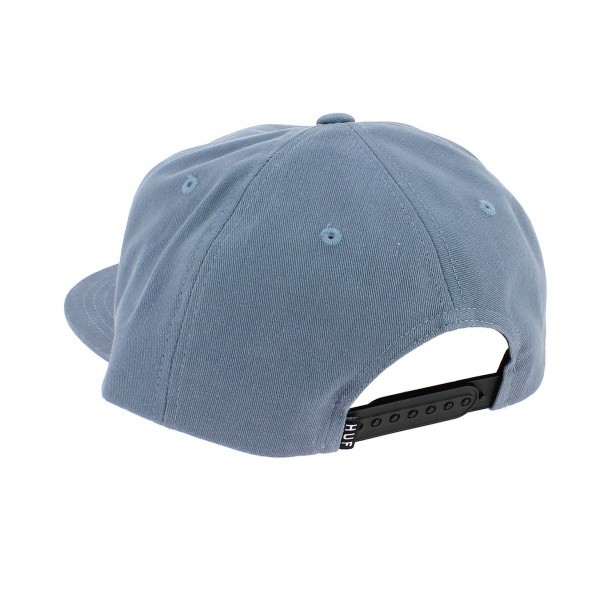 Light Blue Cotton Triangle Snapback Cap - Huf