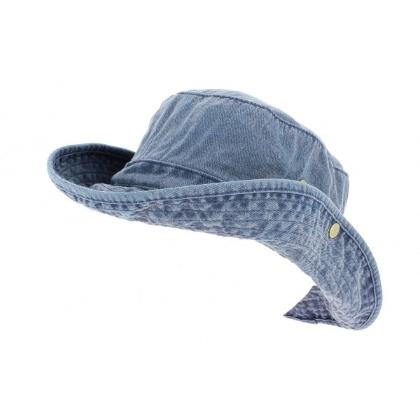 Bob Omaru Blue Washed Cotton - Broner Hats